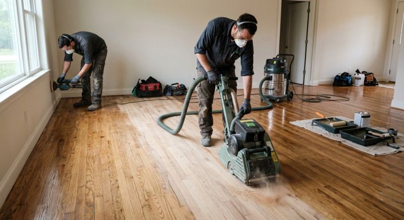 Mahogany Floor Refinishing in Alpharetta, GA